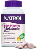 Natrol - Melatonin Sleep, Fast Dissolve, Maximum Strength, Strawberry 10 mg - 100 Tablets