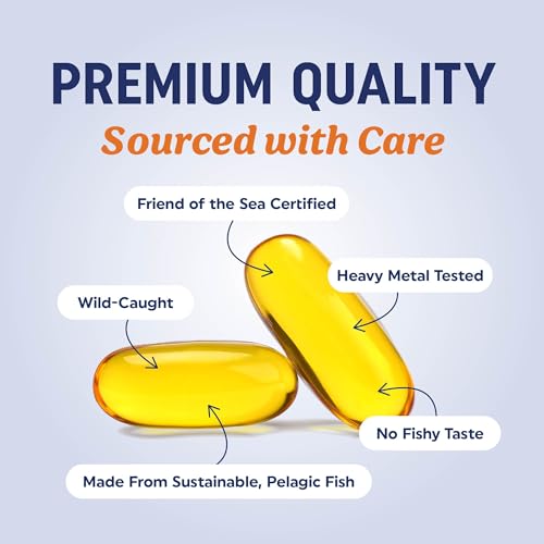 Triple Strength Omega 3 Fish Oil 3600mg - 1300mg EPA/860mg DHA (120 Softgels)