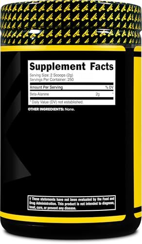 Primaforce Beta Alanine Powder 500g Unflavored - Endurance Boost Pre & Post Workout Supplement