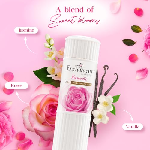 Enchanteur Romantic Perfumed Talc (2-Pack) - 250g Each