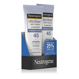 Neutrogena Ultra Sheer Dry-Touch Sunscreen SPF 45 - 3 oz (Pack of 2)