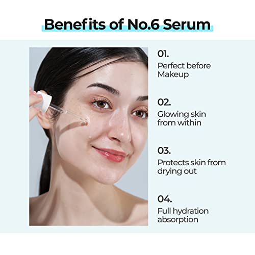 numbuzin No.6 Deep Sleep Mask Serum – Overnight Hydration with Iceland Glacier Water & Hyaluronic Acid | Niacinamide Sleep Mask for Dry Skin | 50ml