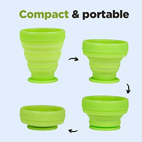 Pee Safe Menstrual Cup Sterilizing Container - Safe, Convenient 1-Piece Solution