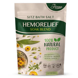 Hemorrhoid Treatment Sitz Bath Salt - Natural Soak Blend Epsom Salt with Essential Oils, Postpartum Recovery - 14.1oz