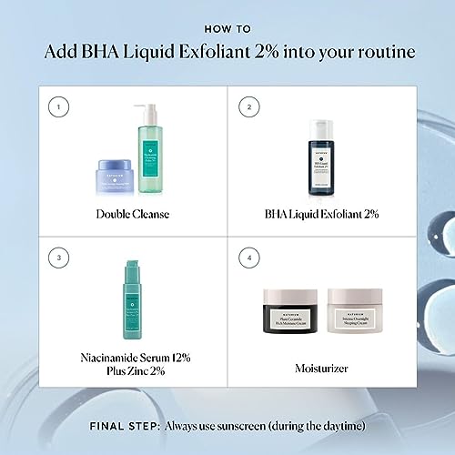 Naturium BHA Liquid Exfoliant 2% with Salicylic Acid - Pore Treatment for Face & Skin