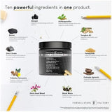 Self Obsessed 10 in 1 Masculinity Maximizer Supplement, Shilajit for Men, Tongkat Ali, Ashwaganda, Fenugreek Muscle Growth, Energy Management, Drive, Strength, Recovery 1-month supply (Pack of 1)