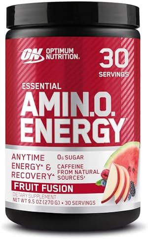 Optimum Nutrition Amino Energy Fruit Fusion 9 5 Oz 30 Servings