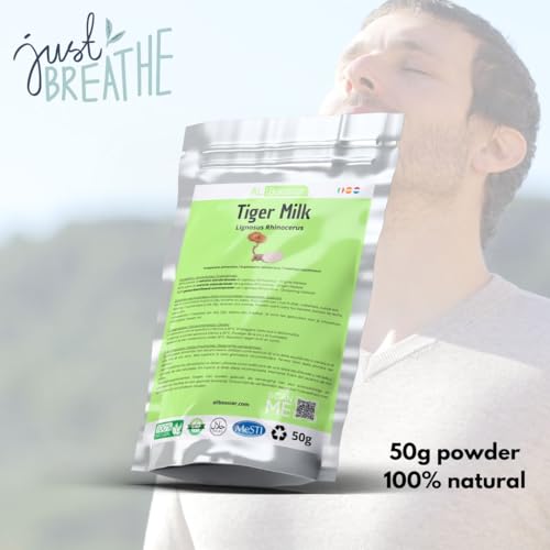 ALIBOOSTER Pure Standardized Tiger Milk Mushroom Extract Powder - 50g