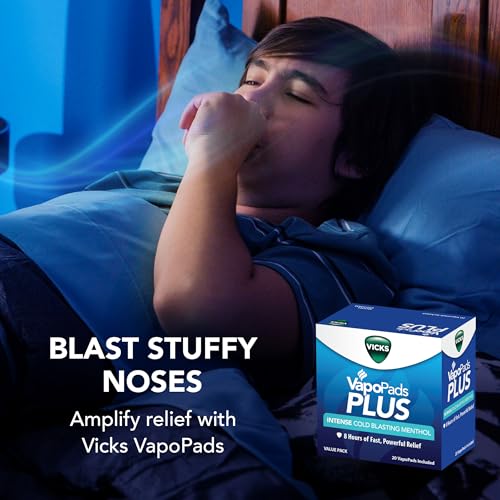 Vicks VapoPads Plus Menthol Refills - Humidifiers & Inhalers (20-Pack)