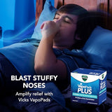 Vicks VapoPads Plus Menthol Refills - Humidifiers & Inhalers (20-Pack)