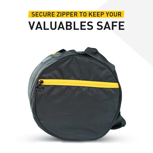 MuscleBlaze Polyester Gym Duffle Bag - Black (30 Liters)