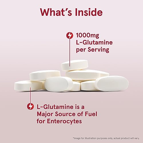 Jarrow Formulas L-Glutamine 1000mg - 100 Tablets for Muscle Support