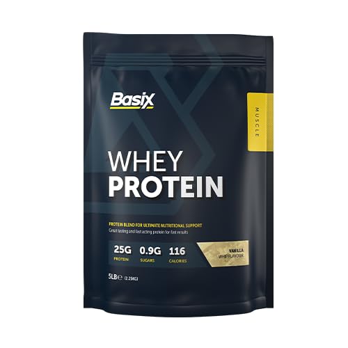 Basix Whey Protein Vanilla Whip, 5 lb - High-Quality Protein Powder