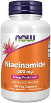 NOW Foods, Niacinamide, 500 mg, 100 Veg Capsules