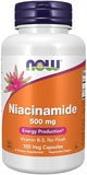 NOW Foods, Niacinamide, 500 mg, 100 Veg Capsules