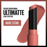 Maybelline Color Sensational Ultimatte Matte Lipstick - More Stone Rose Mauve - Non-Drying Intense Color
