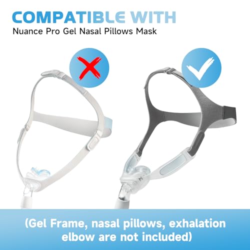 2-Pack Replacement Nuance Pro CPAP Headgear for Philips Respironics Nuance Pro Gel Mask