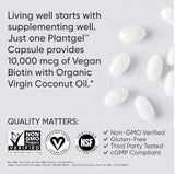 Sports Research Biotin 10,000 mcg: High-Potency Hair, Skin & Nail Support