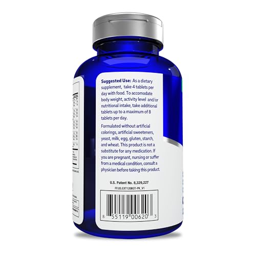 Focus Factor Extra Strength - Brain Supplement for Memory & Concentration - 120 Count - With DMAE, Vitamin D, DHA