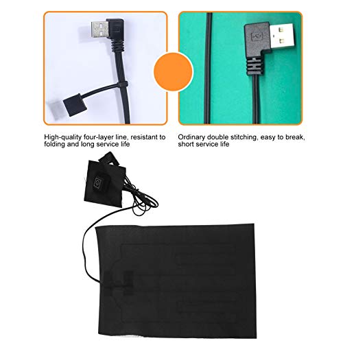 USB Electric Heating Pad Set for Clothes & Vests - Outdoor Winter Camping