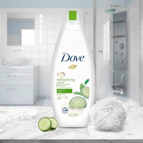 Dove Refreshing Body Wash - Cucumber & Green Tea - Sulfate & Paraben Free