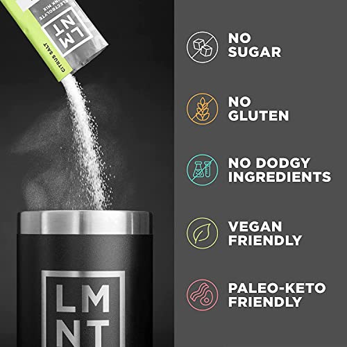 LMNT Zero-Sugar Electrolytes Sample Pack - 8 Sticks | Keto & Paleo Friendly Hydration
