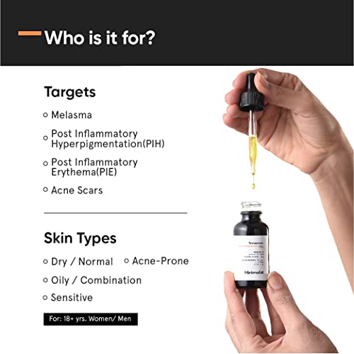Minimalist 3% Tranexamic Acid Face Serum for PIE, PIH and Acne Scars – Even Skin Tone Serum with HPA 30ml