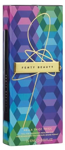 Fenty Beauty Hella Thicc Volumizing Mascara Duo - 2 x 10 ml | Full Size | Black