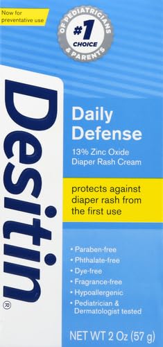 Desitin Rapid Relief Diaper Rash Cream - Zinc Oxide Formula, 2 oz Tube