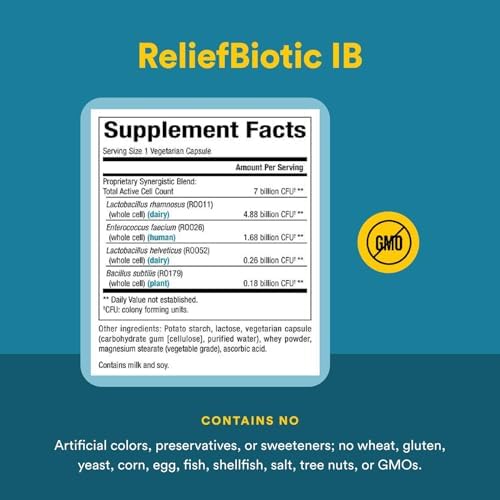 Natural Factors IBS Relief Biotic 7 Billion CFU - 30 Capsules
