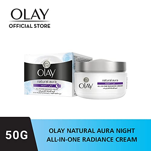 Olay Natural Aura Night Cream: Radiance-Boosting Mulberry Extract