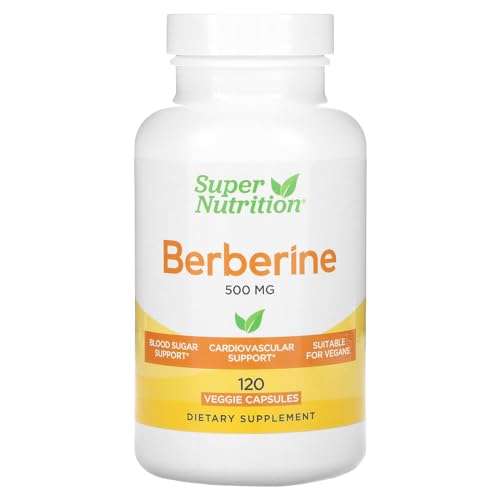 Berberine 500mg California Gold Nutrition Supplement, Veggies Capsules, Metabolism Boosting
