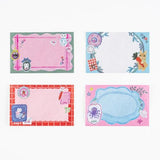 Hobonichi Techo White Cat Sticky Note Roll - Table Decorations