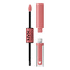 Light Dusty Rose NYX Pro Long-Lasting Liquid Lipstick with Clear Gloss