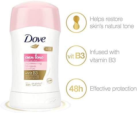 Dove Even Tone Antiperspirant Deodorant Stick - Rejuvenating Blossom