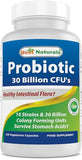 Best Naturals Probiotic 10 Strains, 30 Billion CFU - 120 Veggie Capsules