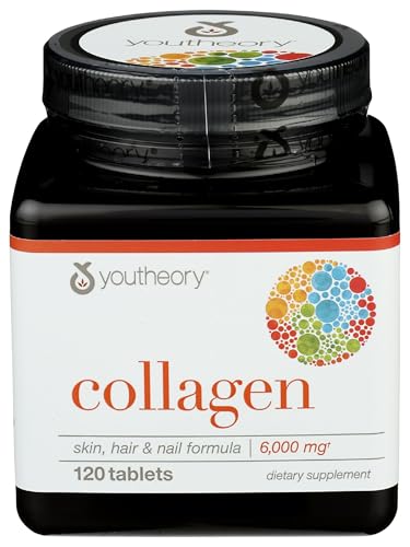 Youtheory Collagen Advanced Formula Type 1 & 3 - 120 Tablets