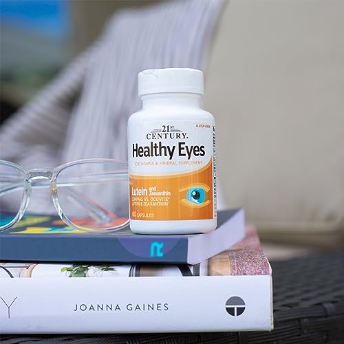 21st Century Healthy Eyes Lutein & Zeaxanthin 60 Capsules – Eye Health Supplement for Clear Vision