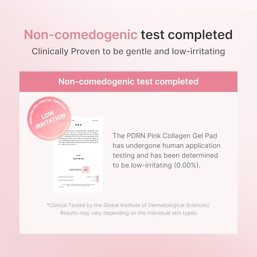 Medicube Salmon DNA PDRN Pink Collagen Jelly Pad - Korean Toner Pads with Niacinamide & Retinol