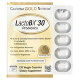 California Gold Nutrition LactoBif 30 Probiotics 30 Billion CFU 120 Veggie Capsules