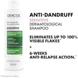Vichy Dercos Anti-Dandruff Shampoo for Sensitive Scalp - 200ml