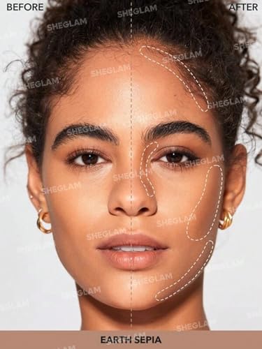 Sheglam Contour N' Define Stick Bronzer with Brush (Earthy Sepia)