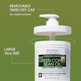Advanced Clinicals Green Coffee Bean Oil Cream - 16 oz