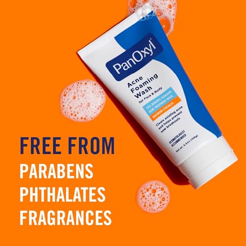 Panoxyl Acne Foaming Wash 5.5 oz (Pack of 2) - Benzoyl Peroxide Acne Cleanser