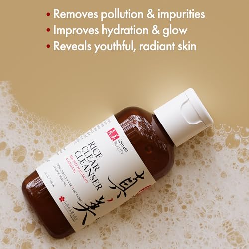 Japanese Rice Water & Green Tea Face Cleanser - Natural Skincare 4oz