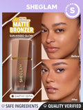 SHEGLAM Sun Sculpt Cool Toned Liquid Contour Stick - Earthy Sepia | Long-Lasting Cream Bronzer