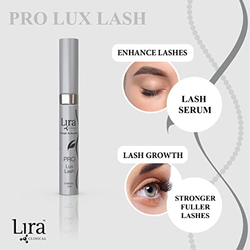 Lira Clinical Pro Lux Lash - Eyelash Growth Serum with Plant Stem Cells - 0.17 Ounce
