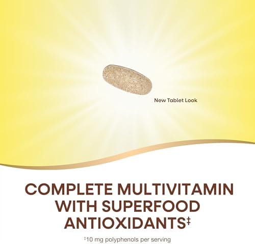 Nature's Way Alive! Women's 50+ Complete Multivitamin, Supports Healthy Heart, Brain, Bones*, Superfood Antioxidants**, B-Vitamins, Gluten Free, 130 Tablets (Packaging May Vary)