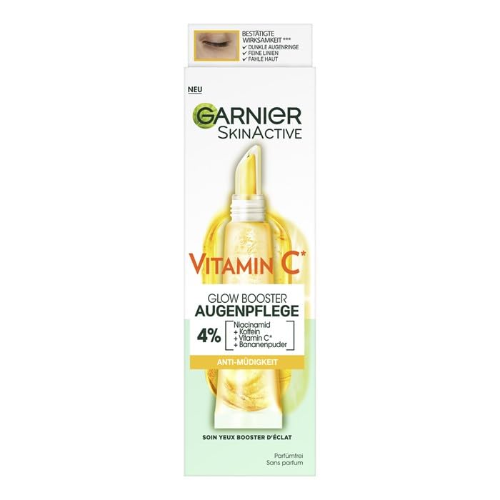 Garnier Eye Cream with 4% Vitamin C - Whitening, Dark Circle Brightener