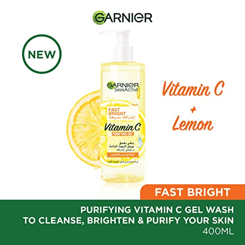 Garnier SkinActive Vitamin C Purifying Gel Wash - Brighten & Purify